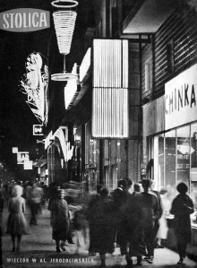 Cover of Stolica magazine depicting Aleja Jerozolimskie, Warsaw, 1960.