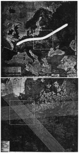 Illustrations for the ‘Functional Warsaw’ scheme presented by Szymon Syrkus and his colleagues at the Comité International pour la Résolution des Problèmes de l’Architecture Contemporaine, 1934. (Source: Circle: International Survey of Constructive Art, London, 1937). 