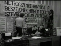 4. Scene from ‘The Agitators’ (Agitatorok), directed by Dezső Magyar, 1969-70.