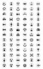 Tomas Maldonado / Gui Bonsieppe, data processing symbols for Olivetti, 1961