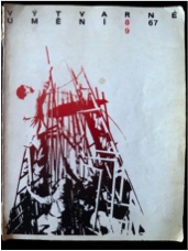 Cover of Výtvarné Uměni, issue 8-9, 1967.