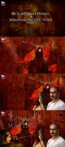 Four stills from the motion poster promoting “Bajirao Mastani”, a Bollywood movie 2015.